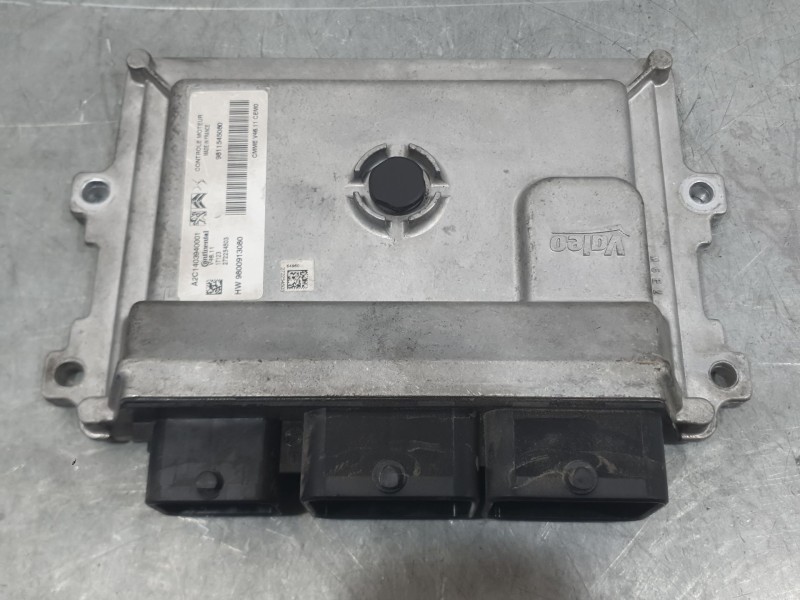 Recambio de centralita motor uce para citroën c-elysee (dd_) 1.2 vti 82 referencia OEM IAM 9811545080 A2C1403940001 CONTINENTAL