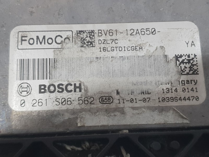 Recambio de centralita motor uce para ford focus iii 1.6 ecoboost referencia OEM IAM BV6112A650 0261S06562 BOSCH