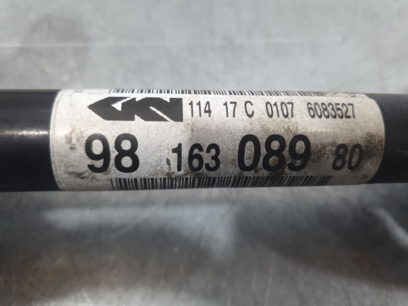 Recambio de transmision delantera izquierda para citroën c-elysee (dd_) 1.2 vti 82 referencia OEM IAM 9816308980  1608419280
