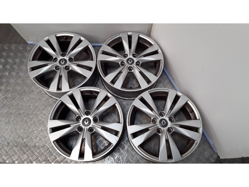 Recambio de juego llantas aluminio para renault talisman (lp_) 1.6 dci 130 referencia OEM IAM 7X17 5 TORN ET43 ROZADAS ALUMINIO