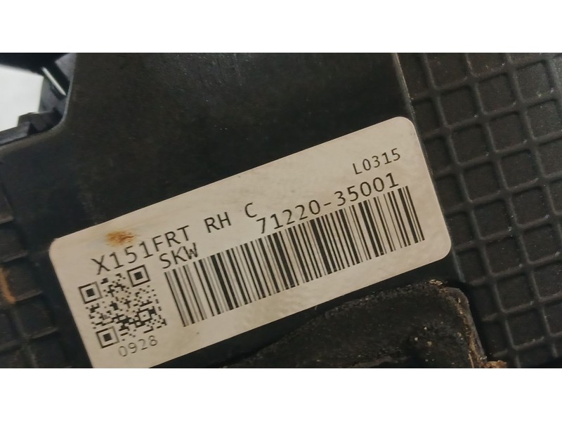 Recambio de cerradura puerta delantera derecha para ssangyong tivoli 1.5 referencia OEM IAM 7122035001  