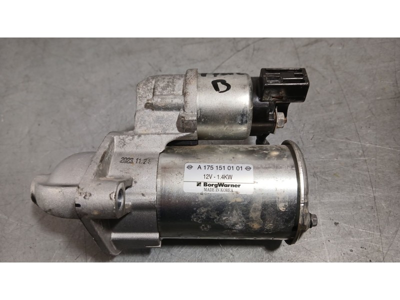 Recambio de motor arranque para ssangyong tivoli 1.5 referencia OEM IAM A1751510101 BORGWARNER 6731510001