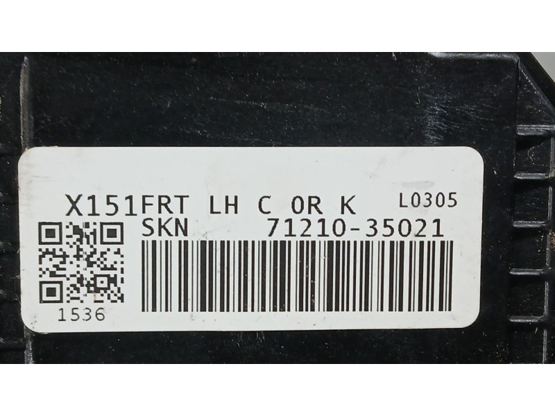 Recambio de cerradura puerta delantera izquierda para ssangyong tivoli 1.5 referencia OEM IAM 7121035021  