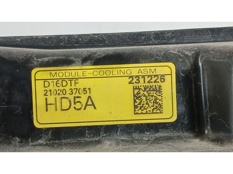 Recambio de electroventilador para ssangyong tivoli 1.5 referencia OEM IAM 2102037051  