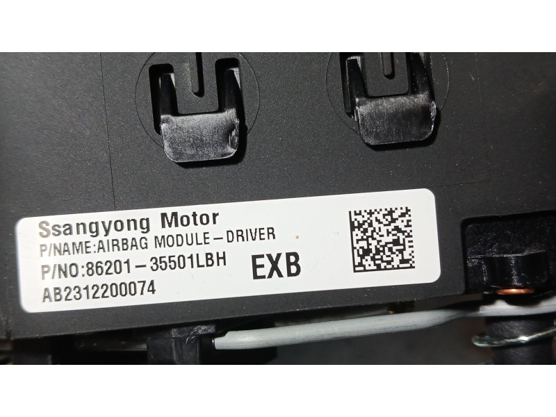 Recambio de kit airbag para ssangyong tivoli 1.5 referencia OEM IAM 8620135501LBH C/SALPICADERO Y PRETENSORES 8620135501LBH COND