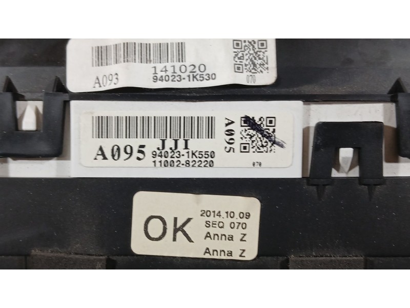 Recambio de cuadro instrumentos para hyundai ix20 (jc) 1.4 crdi referencia OEM IAM 940231K530 940231K550 1100282220