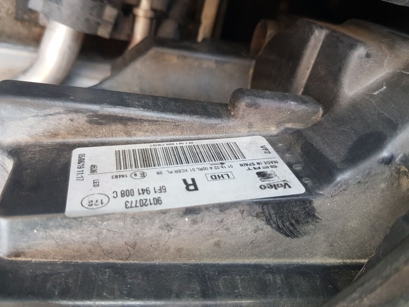 Recambio de faro derecho para seat ibiza v (kj1, kjg) 1.0 tgi referencia OEM IAM 6F1941008C  