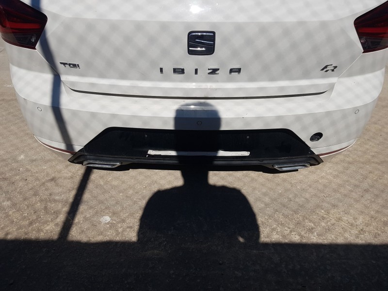 Recambio de paragolpes trasero para seat ibiza v (kj1, kjg) 1.0 tgi referencia OEM IAM 6F0807421HGRU ROZADO 