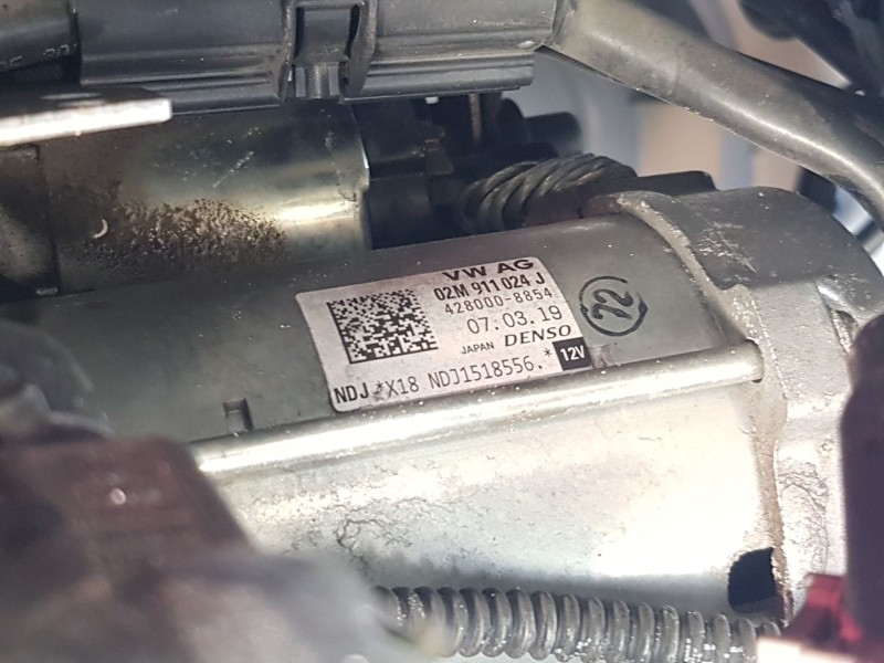 Recambio de motor arranque para seat ibiza v (kj1, kjg) 1.0 tgi referencia OEM IAM 02M911024J  