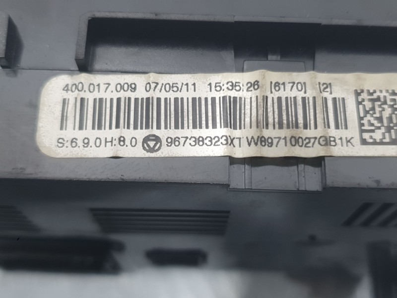 Recambio de mando climatizador para peugeot 5008 (0u_, 0e_) 1.6 hdi referencia OEM IAM 96738323XT  