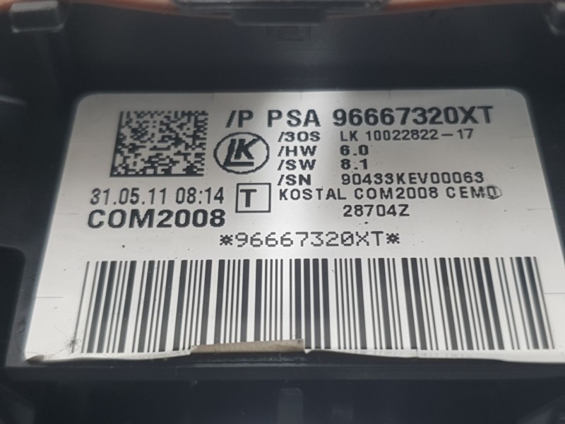 Recambio de mando luces y limpia para peugeot 5008 (0u_, 0e_) 1.6 hdi referencia OEM IAM 96667320XT  