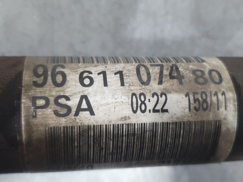 Recambio de transmision delantera derecha para peugeot 5008 (0u_, 0e_) 1.6 hdi referencia OEM IAM 9661107480  