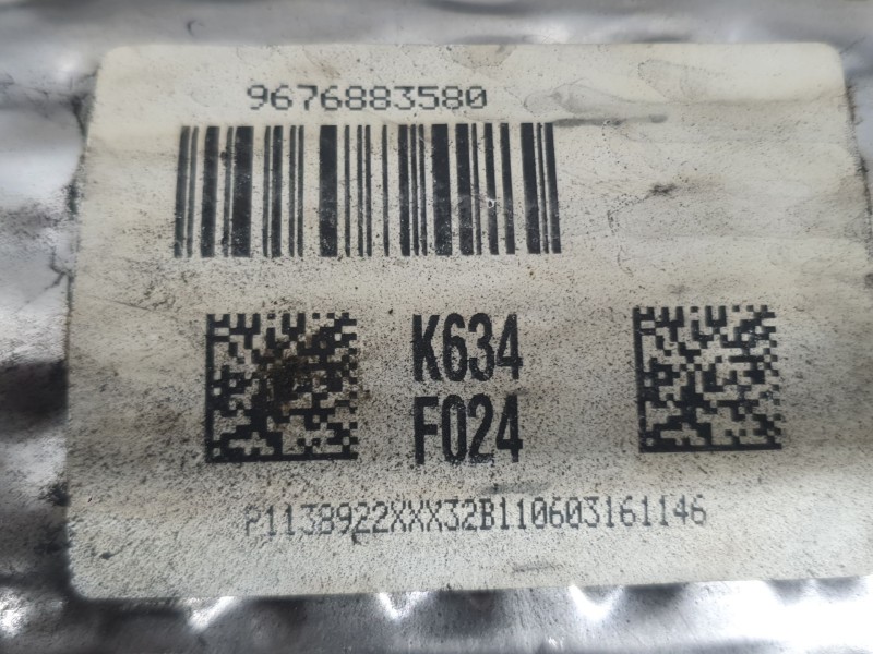 Recambio de filtro de particulas para peugeot 5008 (0u_, 0e_) 1.6 hdi referencia OEM IAM 9676883580  