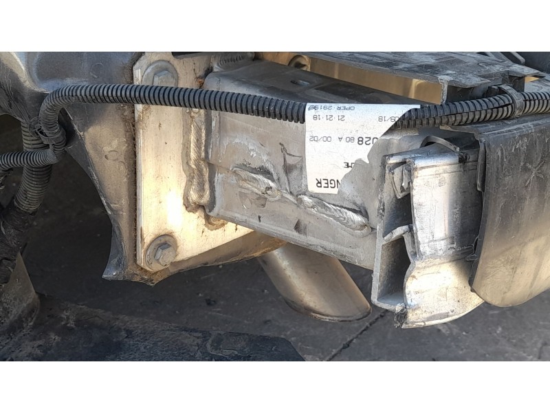 Recambio de refuerzo paragolpes trasero para citroën c4 spacetourer (3d_) 1.5 bluehdi 130 referencia OEM IAM 9676007180 TOCADO 