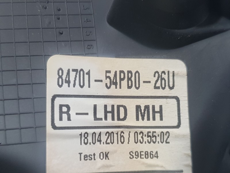 Recambio de retrovisor derecho para suzuki vitara (ly) 1.6 ddis (apk 416d) referencia OEM IAM 8470154PB026U ELECTRICO 