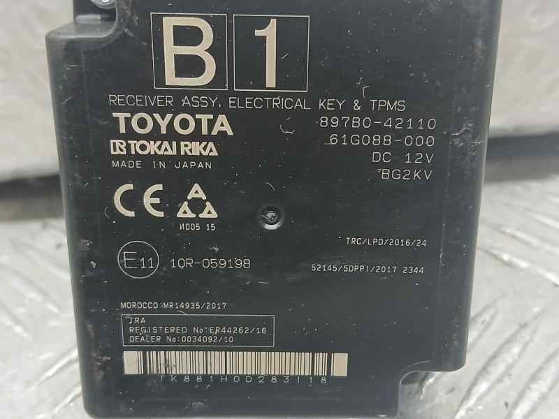 Recambio de modulo electronico para toyota rav4 hybrid 4x2 advance referencia OEM IAM 897B042110 61G088000 TOKAI RIKA