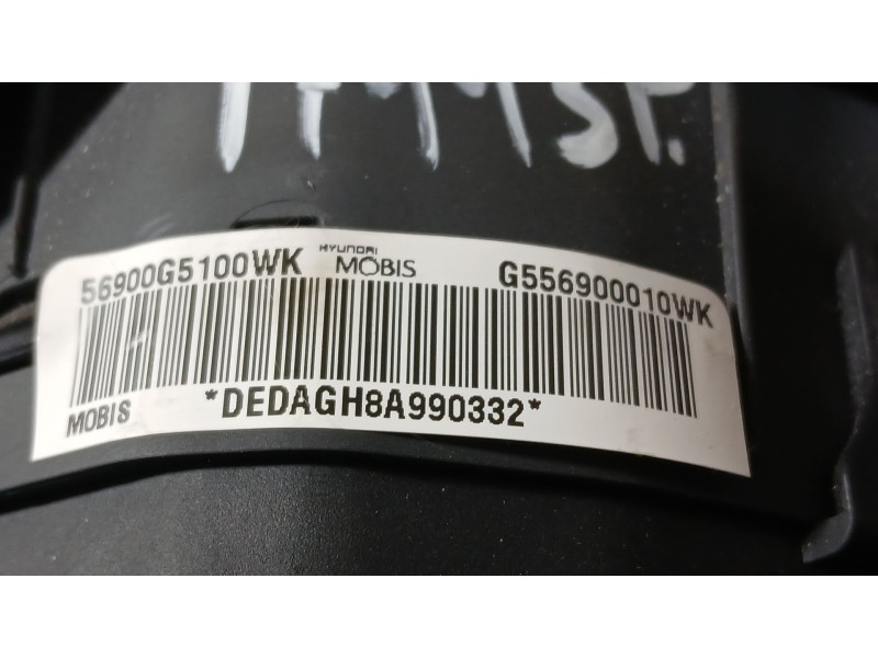 Recambio de kit airbag para kia niro i (de) 1.6 gdi hybrid referencia OEM IAM 56900G5100WK C/PRETENSORES Y SALPICADERO Y AIRBAG 
