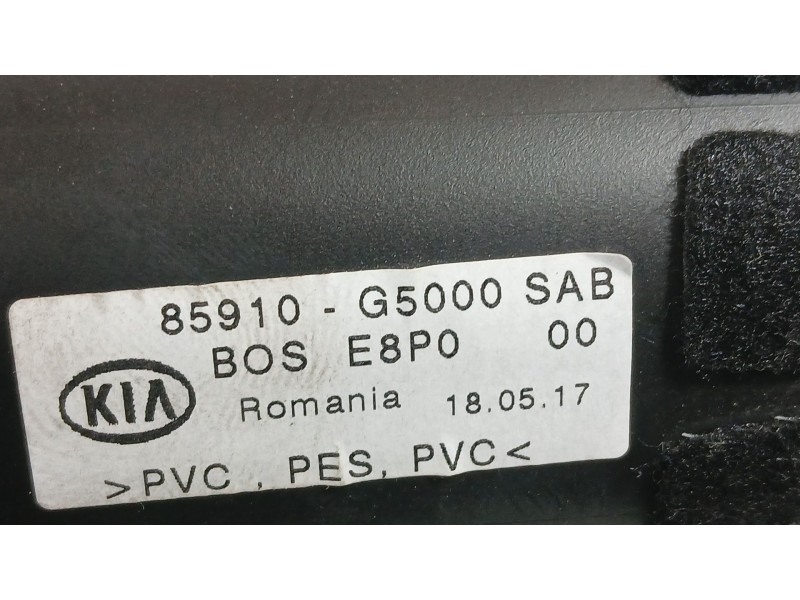 Recambio de bandeja trasera para kia niro i (de) 1.6 gdi hybrid referencia OEM IAM 85910G5000  