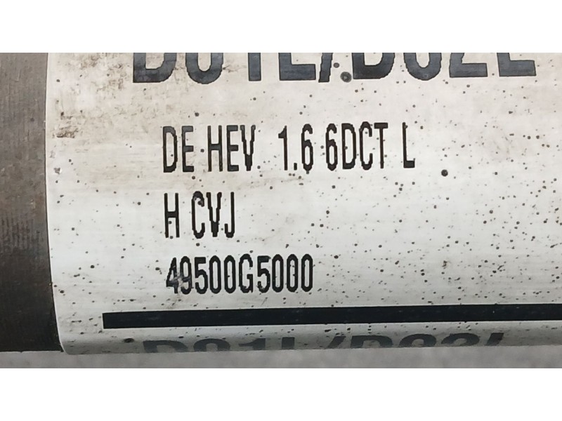 Recambio de transmision delantera izquierda para kia niro i (de) 1.6 gdi hybrid referencia OEM IAM 49500G5000  
