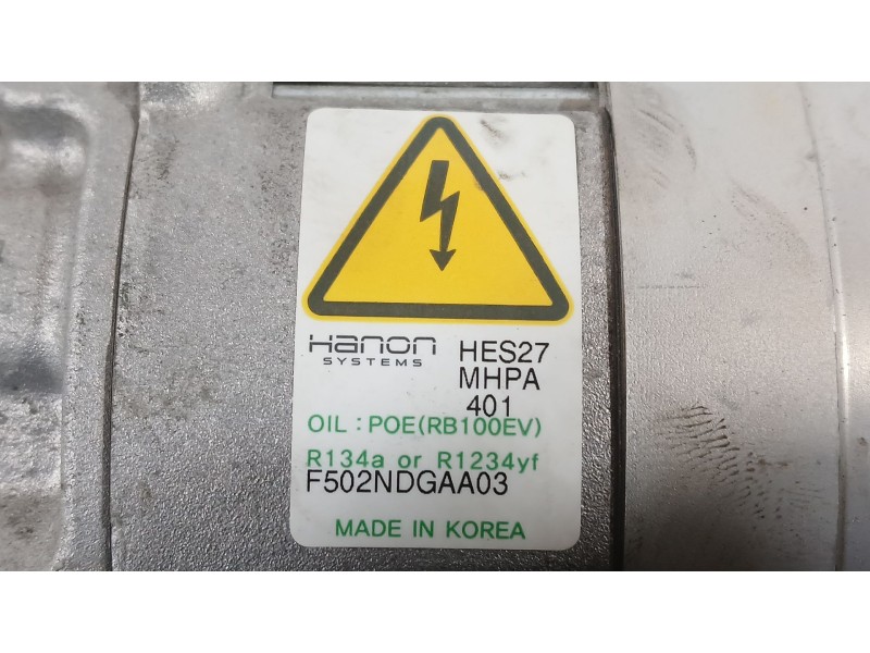 Recambio de compresor aire acondicionado para kia niro i (de) 1.6 gdi hybrid referencia OEM IAM 97701G5000  F502NDGAA03