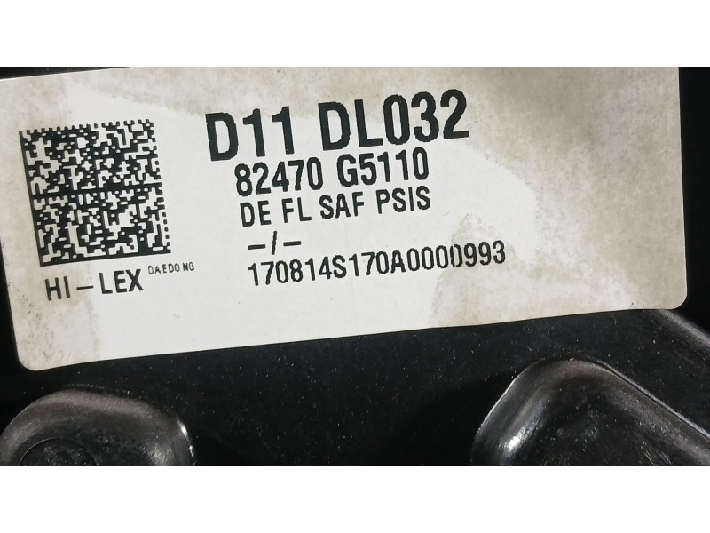 Recambio de elevalunas delantero izquierdo para kia niro i (de) 1.6 gdi hybrid referencia OEM IAM 82470G5110 ELECTRICO 6 PINS 