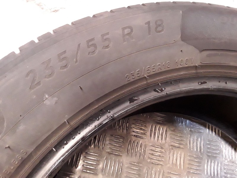 Recambio de neumatico pareja para neumaticos reutilizados - referencia OEM IAM 2355518100V MICHELIN 235/55/18/100V