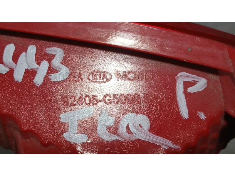 Recambio de piloto trasero izquierdo paragolpes para kia niro i (de) 1.6 gdi hybrid referencia OEM IAM 92405G5000  