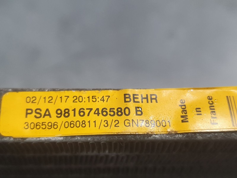 Recambio de condensador / radiador aire acondicionado para citroën jumpy iii furgoneta (v_) 2.0 bluehdi 120 referencia OEM IAM 9