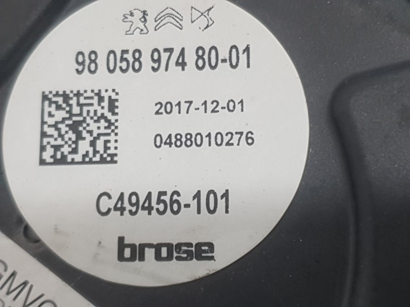 Recambio de electroventilador para citroën jumpy iii furgoneta (v_) 2.0 bluehdi 120 referencia OEM IAM 9805897480 C49456101 BROS