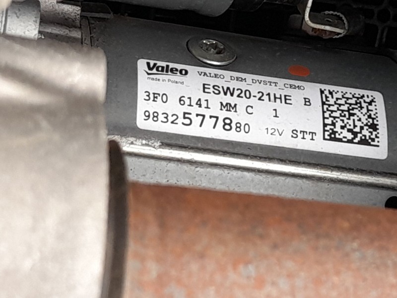 Recambio de motor arranque para citroën c-elysee (dd_) 1.5 bluehdi 100 referencia OEM IAM 1665663980 9832577880 