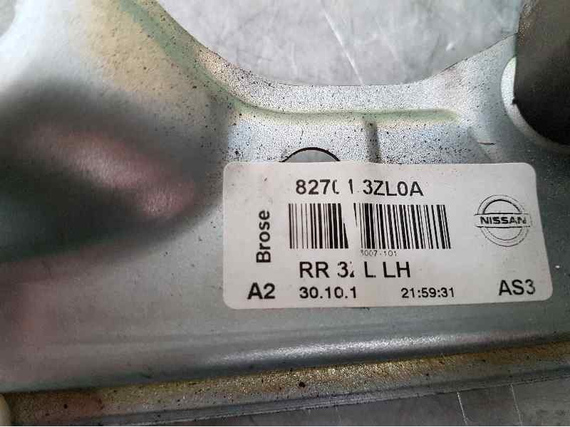 Recambio de elevalunas trasero izquierdo para nissan pulsar (c13) acenta referencia OEM IAM 827013ZL0A RR32LLH ELECTRICO/ 2 PINS