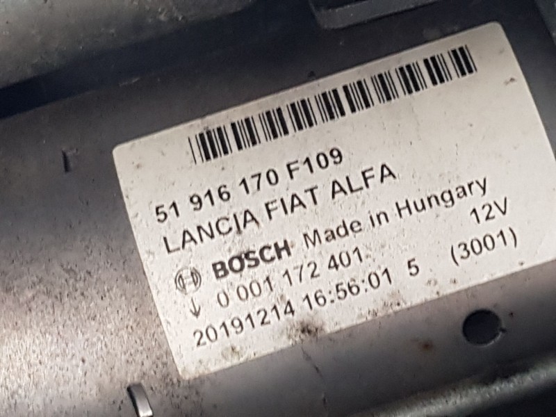 Recambio de motor arranque para fiat doblo cargo (263_) 1.3 d multijet (263wxu1a) referencia OEM IAM 71796986 51916170 