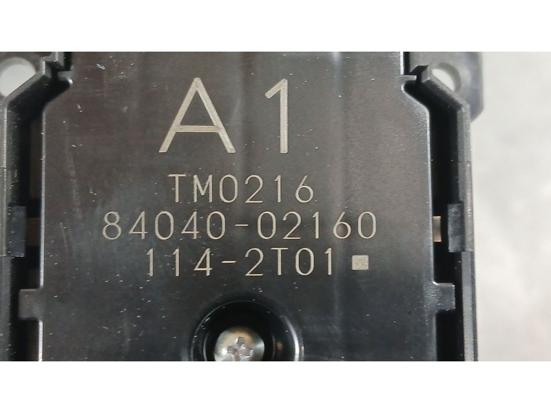 Recambio de mando elevalunas delantero izquierdo para toyota corolla ranchera familiar (_e21_) 1.8 hybrid (zwe211) referencia OE