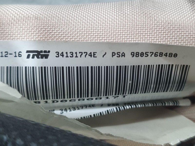 Recambio de airbag cortina delantero izquierdo para peugeot 308 sw ii (lc_, lj_, lr_, lx_, l4_) 1.2 thp 130 referencia OEM IAM 9