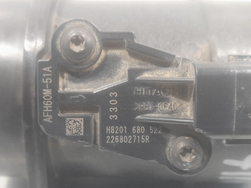 Recambio de caudalimetro para renault express furgoneta/monovolumen 1.5 blue dci 95 (f6ab) referencia OEM IAM 226802715R AFH60M5