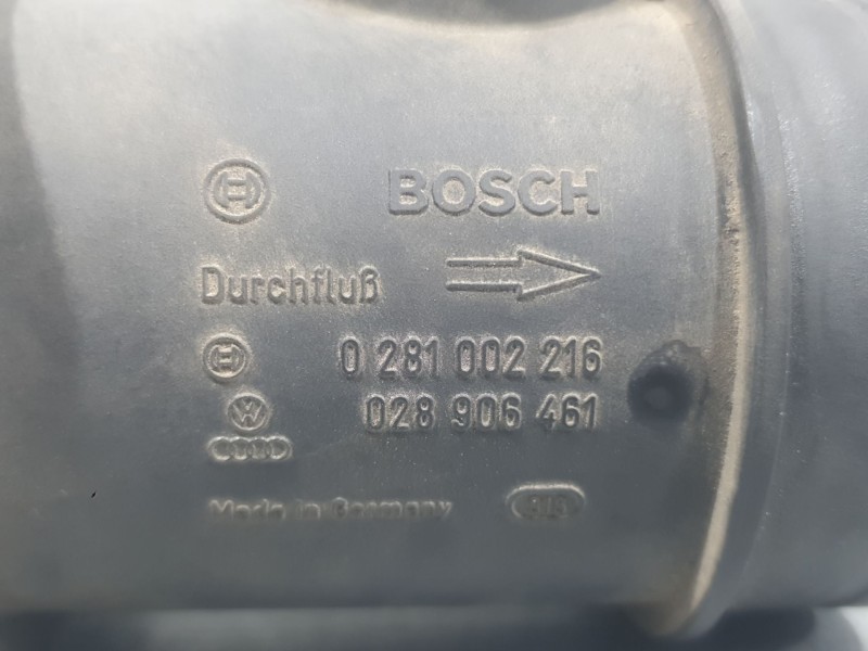Recambio de caudalimetro para volkswagen passat b5 (3b2) 1.9 tdi referencia OEM IAM 028906461 0281002216 BOSCH