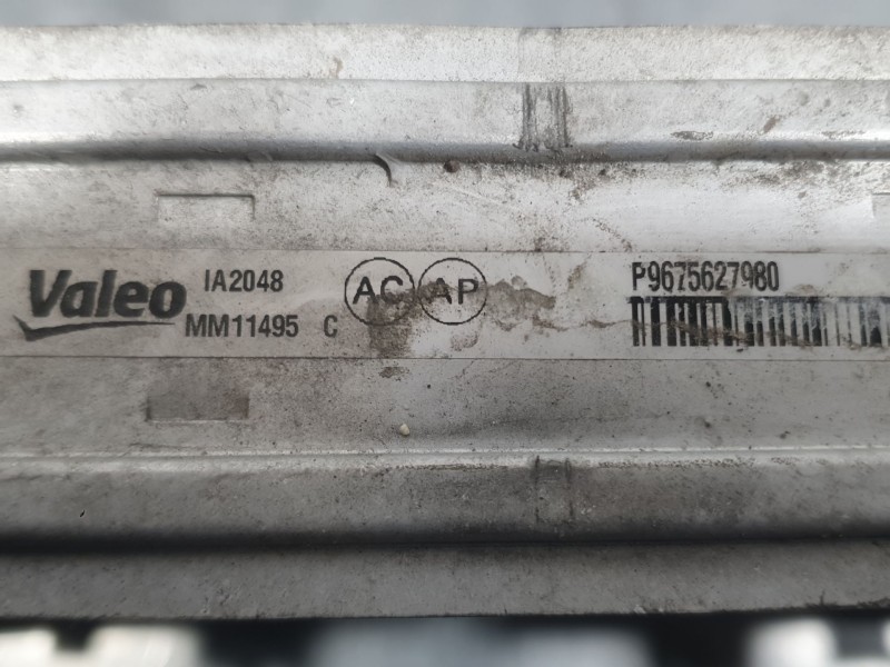 Recambio de intercooler para peugeot 308 sw ii (lc_, lj_, lr_, lx_, l4_) 1.2 thp 130 referencia OEM IAM 9675627980 IA2048 VALEO