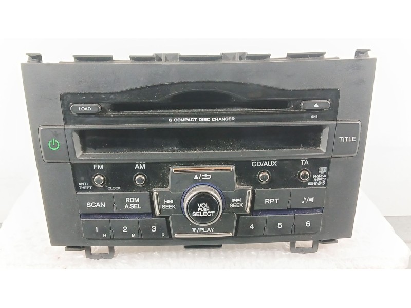 Recambio de sistema audio / radio cd para honda cr-v iii (re_) 2.0 i-vtec 4wd (re5, re2) referencia OEM IAM 39100SWAG212M1 PANAS