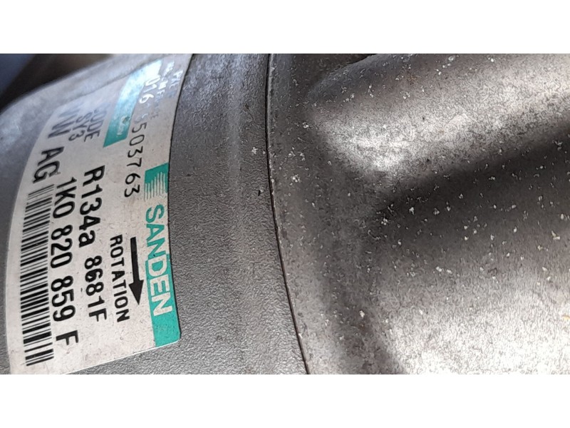 Recambio de compresor aire acondicionado para volkswagen eos (1f7, 1f8) 2.0 tdi referencia OEM IAM 1K0820808F  