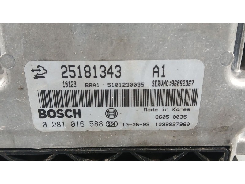 Recambio de centralita motor uce para chevrolet captiva (c100, c140) 2.0 d 4wd referencia OEM IAM   