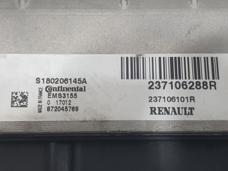 Recambio de centralita motor uce para renault megane iv hatchback (b9a/m/n_) 1.2 tce 130 (b9mr) referencia OEM IAM 237106288R S1