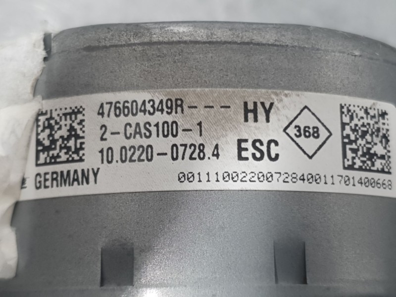 Recambio de abs para renault megane iv hatchback (b9a/m/n_) 1.2 tce 130 (b9mr) referencia OEM IAM 476604349R  