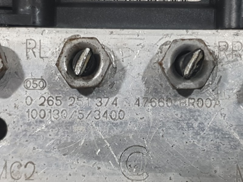 Recambio de abs para nissan qashqai i (j10, nj10) 2.0 dci a las 4 ruedas referencia OEM IAM 47660BR00A 0265251374 BOSCH