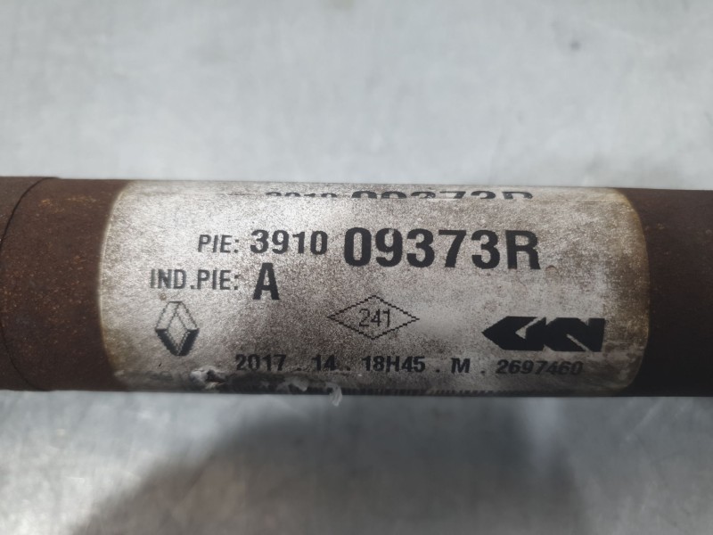 Recambio de transmision delantera derecha para renault megane iv hatchback (b9a/m/n_) 1.2 tce 130 (b9mr) referencia OEM IAM 3910