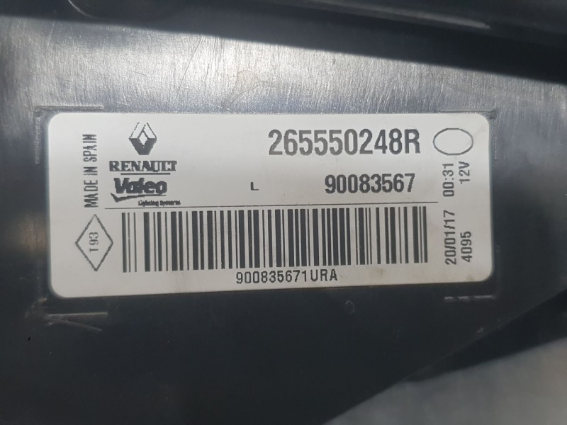 Recambio de piloto trasero izquierdo interior para renault megane iv hatchback (b9a/m/n_) 1.2 tce 130 (b9mr) referencia OEM IAM 