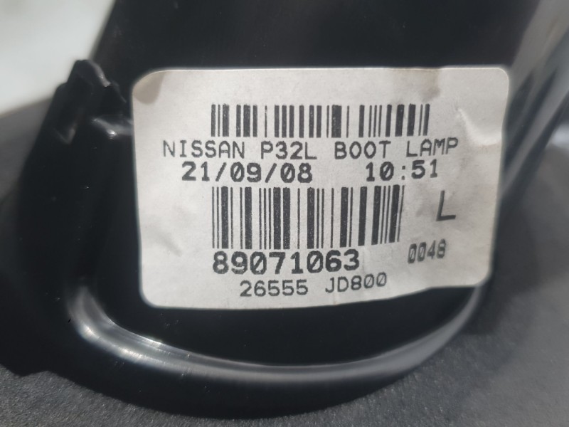 Recambio de piloto trasero izquierdo interior para nissan qashqai i (j10, nj10) 2.0 dci a las 4 ruedas referencia OEM IAM 26555J