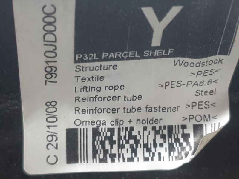 Recambio de bandeja trasera para nissan qashqai i (j10, nj10) 2.0 dci a las 4 ruedas referencia OEM IAM 79910JD00C  