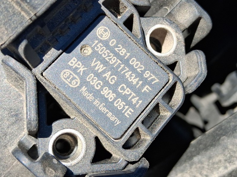 Recambio de caudalimetro para volkswagen golf vii (5g1, bq1, be1, be2) 1.4 tsi referencia OEM IAM 03L906461A  