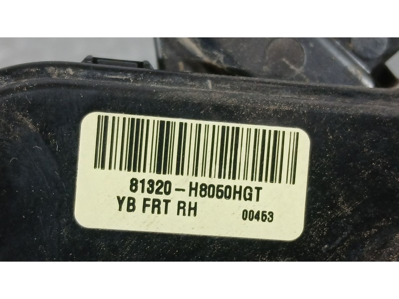 Recambio de cerradura puerta delantera derecha para kia stonic (yb) 1.2 cvvt referencia OEM IAM 81320H8050  