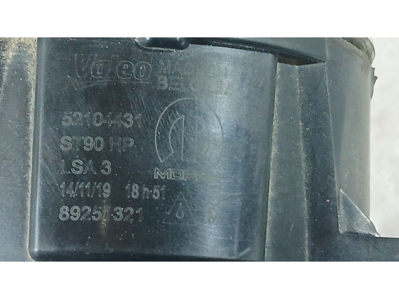 Recambio de faro antiniebla izquierdo para fiat doblo cargo (263_) 1.3 d multijet (263wxu1a) referencia OEM IAM 52104431 VALEO 8